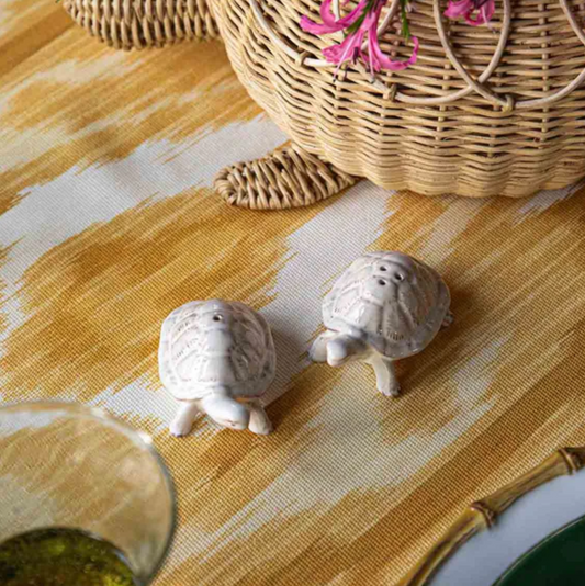 Juliska Clever Creatures Turtle Salt & Pepper Set