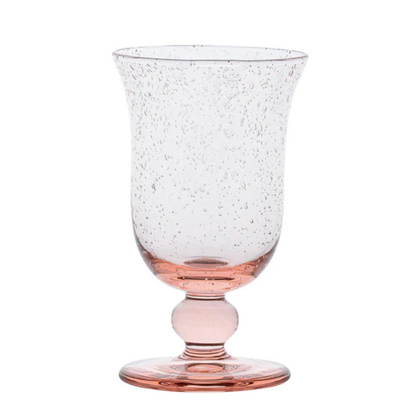 Juliska Provence Glass Blush Pink Goblet