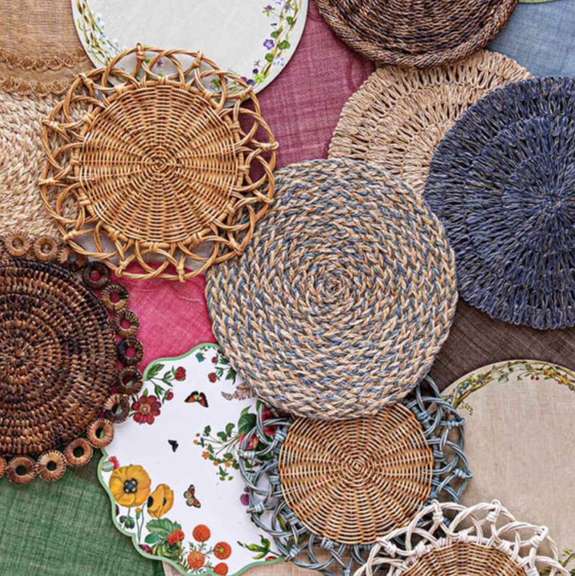 Juliska Tuileries Garden Basil Placemats (Set of 4)