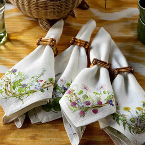 Meadow Walk Linen Napkin in Multi - Juliska