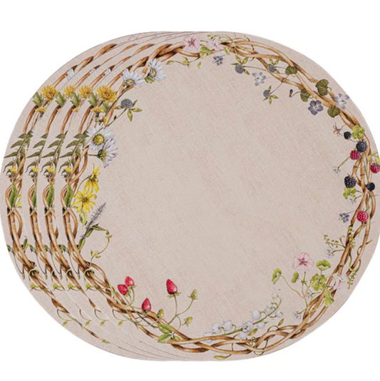Juliska Meadow Walk Placemats (Set of 4)