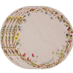 Meadow Walk Placemat Set of 4 in Multi - Juliska