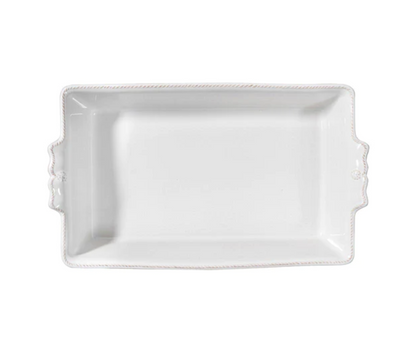 Juliska Berry & Thread Whitewash 13" Rectangular Baker