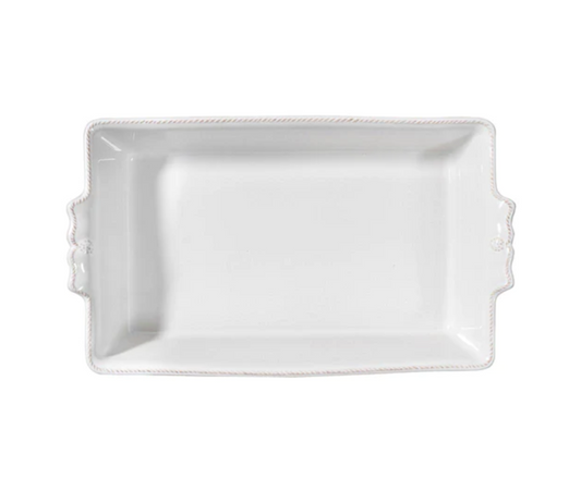 Juliska Berry & Thread Whitewash 13" Rectangular Baker