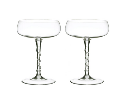 Juliska Amalia Cocktail Coupes, Set of 2