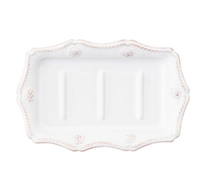 Berry & Thread Soap Dish in Whitewash - Juliska