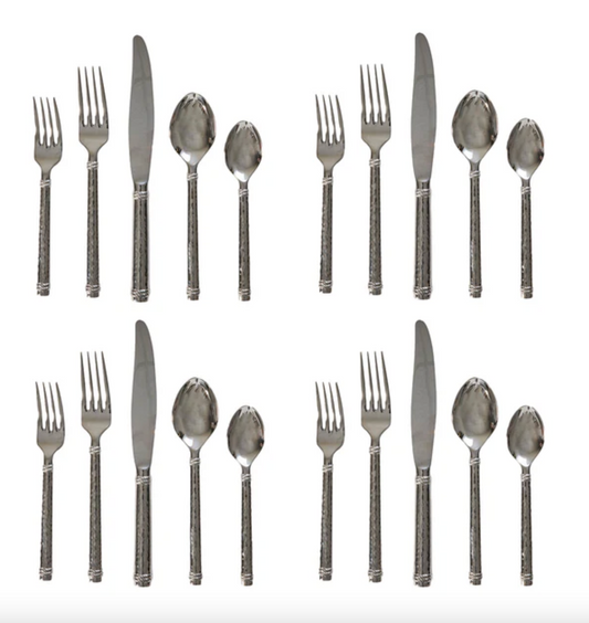 Juliska Polished Graham 20pc Place Setting