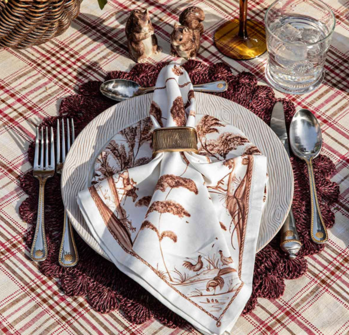 Juliska Country Estate Harvest Sepia Napkins (Set of 4)