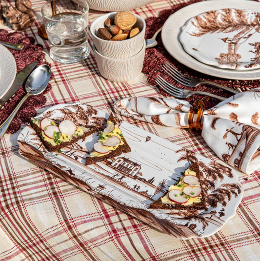 Juliska Country Estate Harvest Sepia 15" Hostess Tray