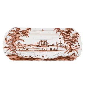 Country Estate Harvest 15" Hostess Tray in Sepia