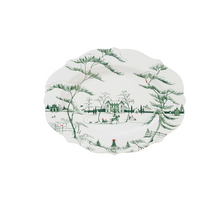 Load image into Gallery viewer, Country Estate Winter Frolic 20&quot; Serving Platter in Evergreen