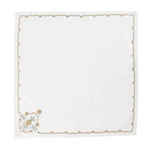 Load image into Gallery viewer, Heidi Metallic Embroidered Napkin in Gold and Silver - Set of 4