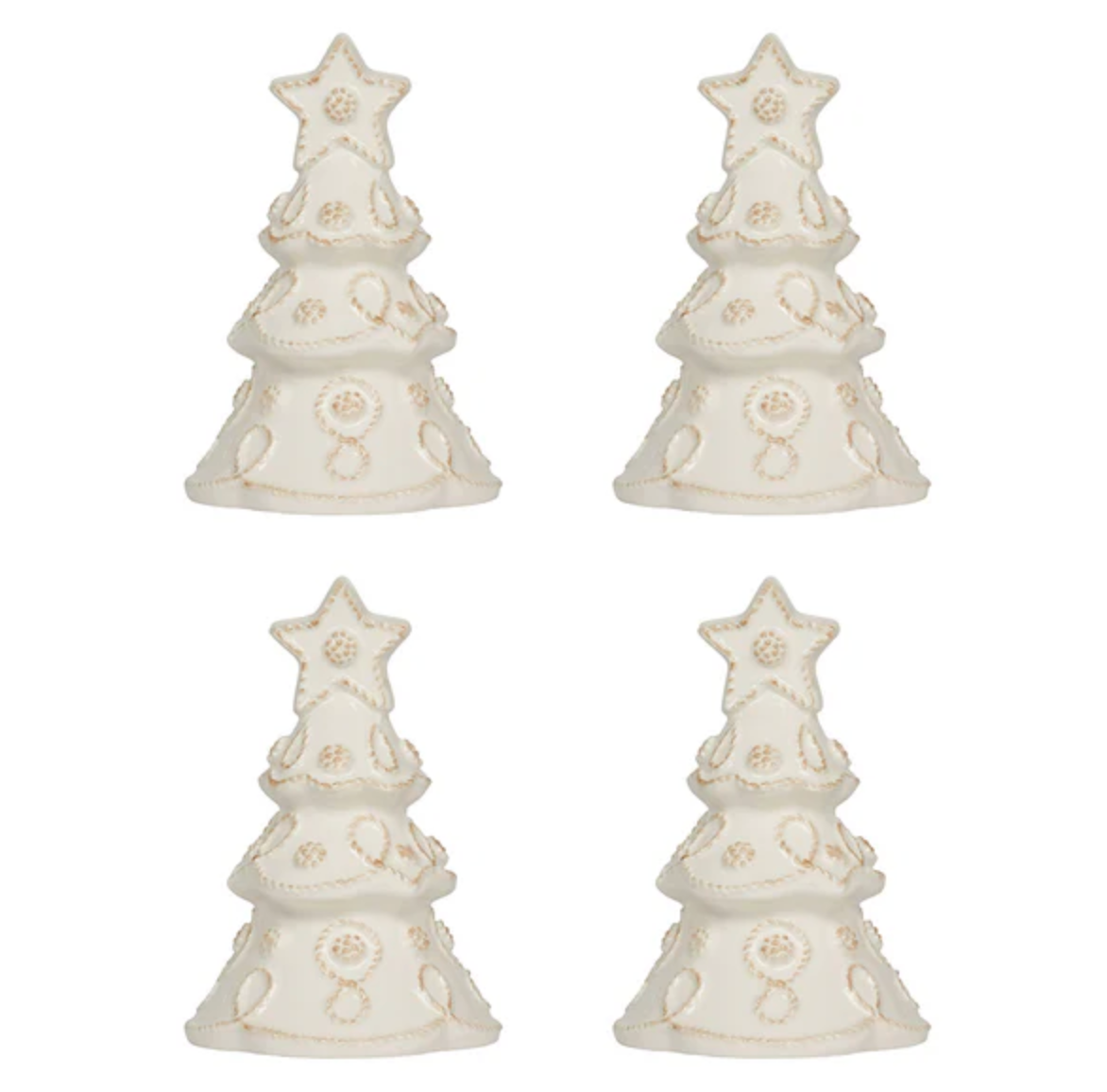 Juliska Berry & Thread Whitewash Tree Place Card Holders (Set of 4)