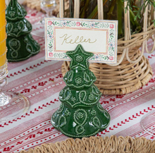 Load image into Gallery viewer, Set of 4 Berry &amp; Thread Tree Place Card Holder in Basil