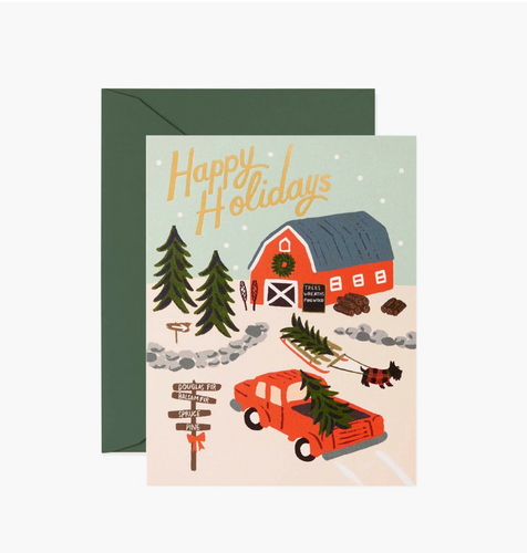 Boxed Set of Holiday Tree Farm Cards, RPC