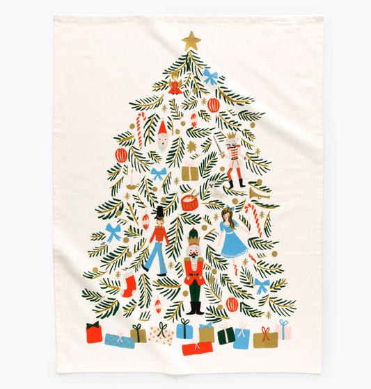 Rifle Paper Co. Christmas Tree Tea Towel