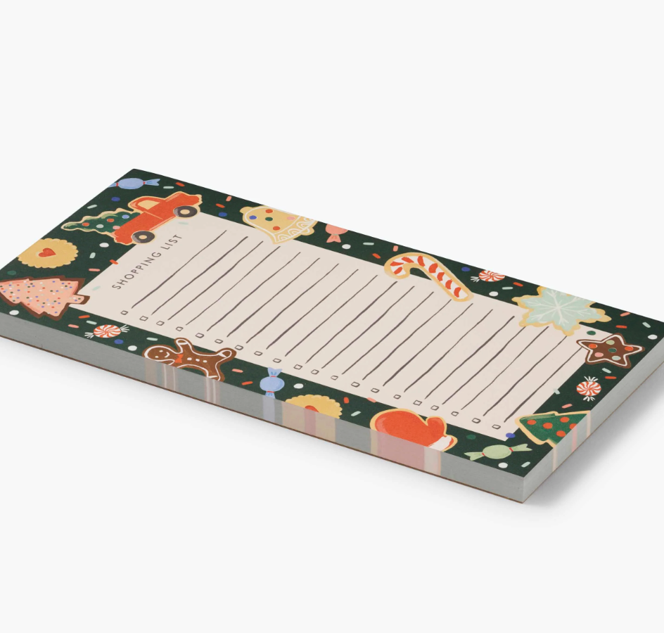 Rifle Paper Co. Christmas Cookies Market Pad