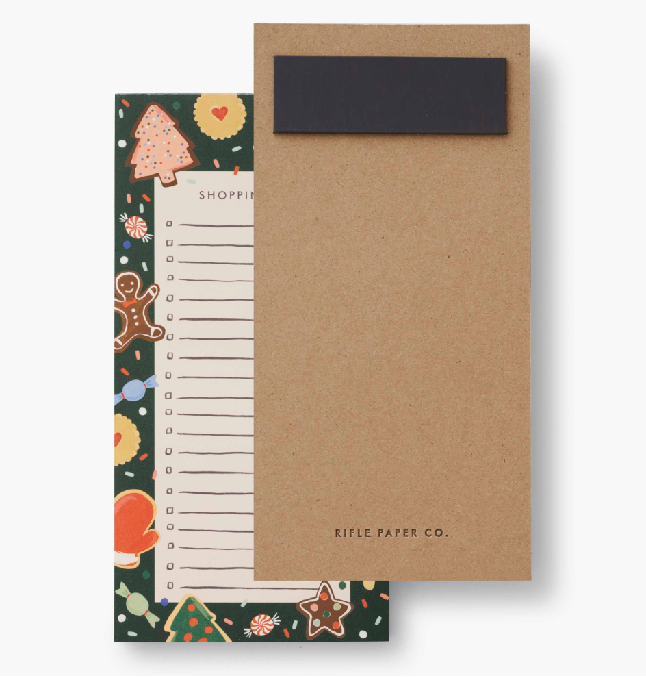 Rifle Paper Co. Christmas Cookies Market Pad