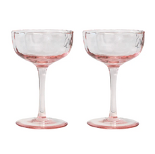 Load image into Gallery viewer, Puro Cocktail Coupes in Blush (Boxed Set of 2), Juliska