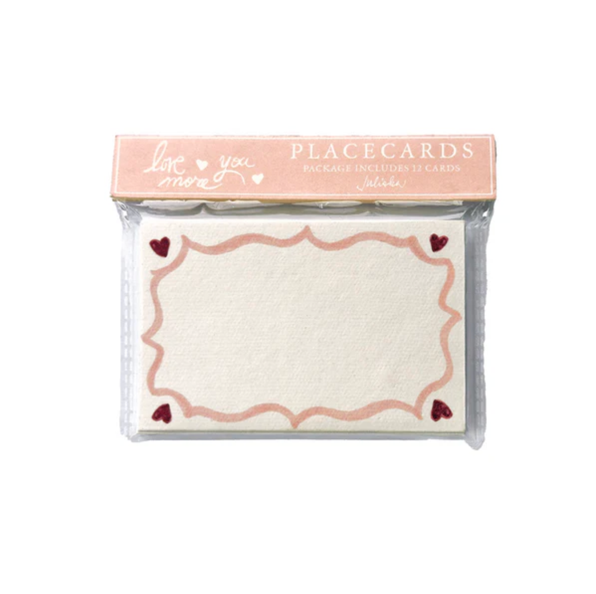 Juliska Love You More Place Cards (Set of 12)