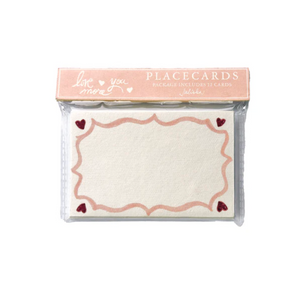 Love You More Place Cards (Set of 12), Juliska