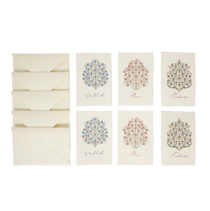 Juliska Villa Seville Note Cards (Assort. Set of 6)