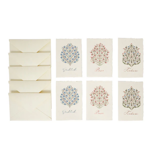 Juliska Villa Seville Note Cards (Assort. Set of 6)