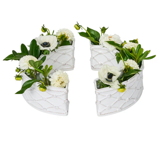 Berry & Thread Petite Parterre Garden Half Circle Vase Set of 2