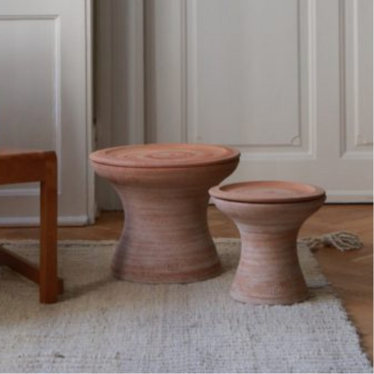 Berg's Potter Celeste RAW Rosa Pedestal Pot