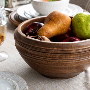 Bilbao Wood 10" Serving Bowl - Juliska