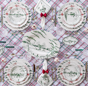 Country Estate Winter Frolic 20" Serving Platter in Evergreen