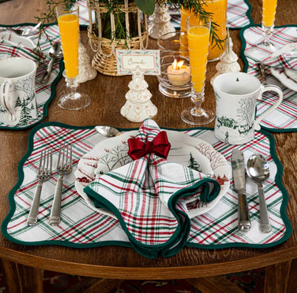 Juliska Merry Tartan Napkins (Set of 4)