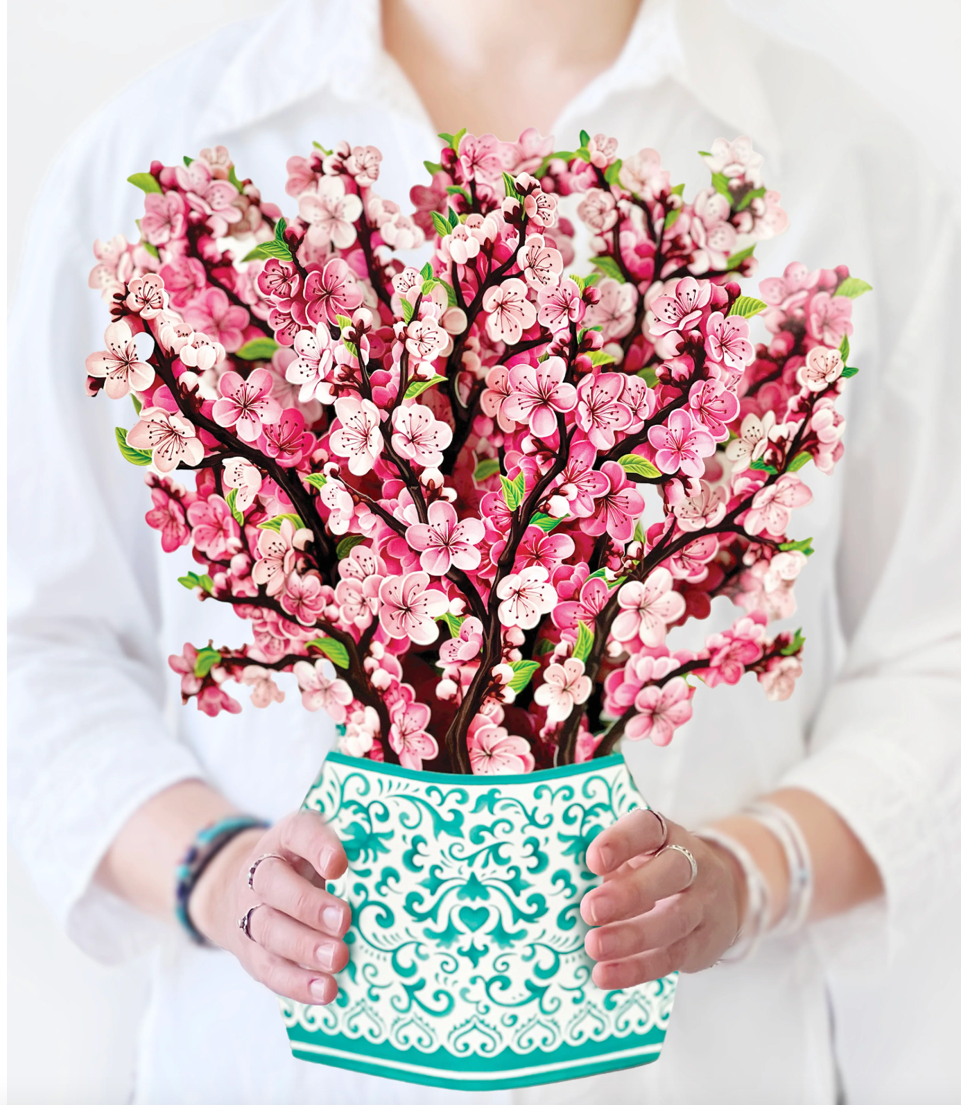 FreshCut Paper Japanese Cherry Blossom Pop Up Bouquet