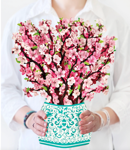 FreshCut Paper Japanese Cherry Blossom Pop Up Bouquet