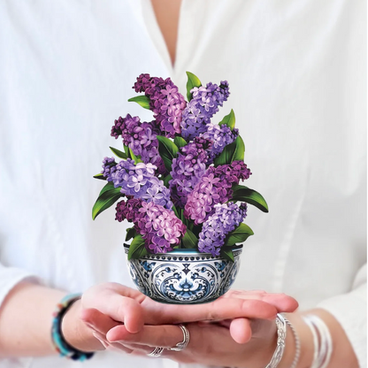 FreshCut Paper Garden Lilacs Pop Up Bouquet