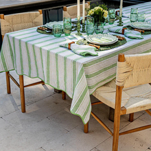 Load image into Gallery viewer, Cabana Stripe Tablecloth - Juliska