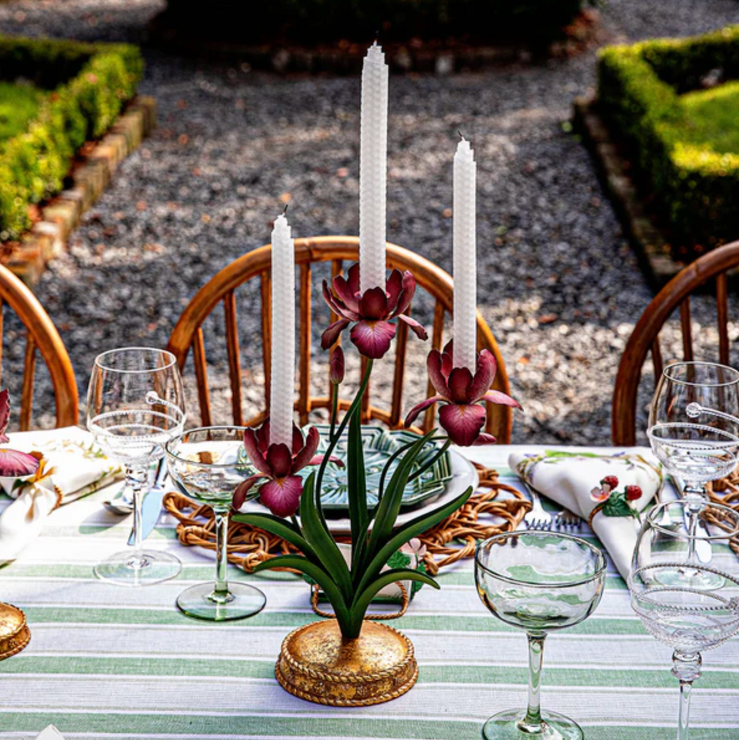 Meadow Walk Iris Centerpiece - Juliska