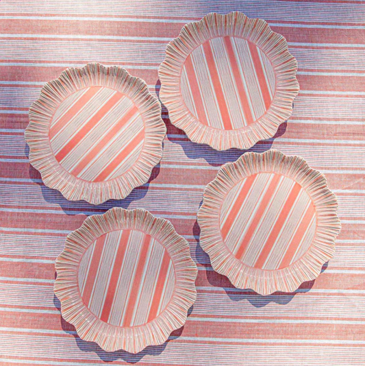 Juliska Cabana Stripe Melamine Dinner Plate (Set of 4)