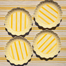 Load image into Gallery viewer, Cabana Stripe Melamine Salad Plate, Set of 4 - Juliska