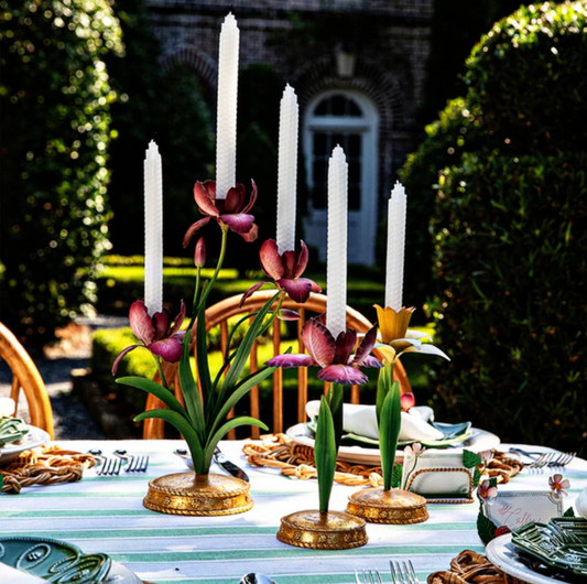 Meadow Walk Iris Centerpiece - Juliska