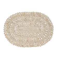 Load image into Gallery viewer, Straw Loop Oval Placemat, Set of 4