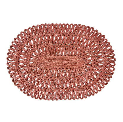 Juliska Straw Loop Oval Placemat (Set of 4)