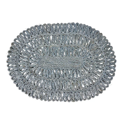 Juliska Straw Loop Oval Placemat (Set of 4)
