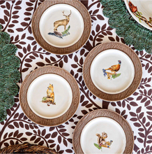 Load image into Gallery viewer, Forest Walk Animal Cocktail Plates, Assorted Set of 4 - Juliska