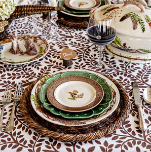 Forest Walk Animal Cocktail Plates, Assorted Set of 4 - Juliska