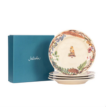 Load image into Gallery viewer, Forest Walk Animal Dessert/Salad Plates, Assorted Set of 4 - Juliska
