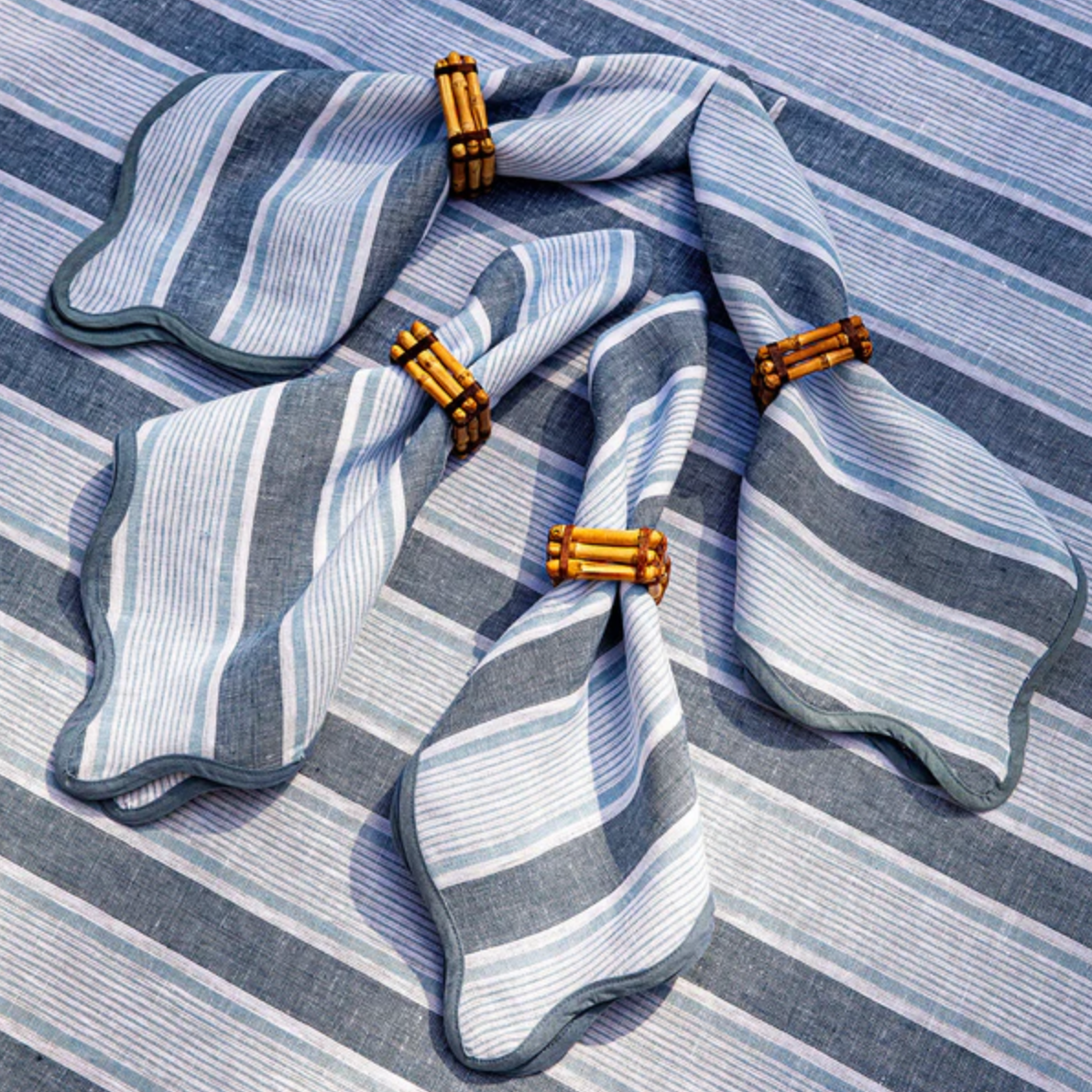 Juliska Cabana Stripe Napkins (Set of 4)