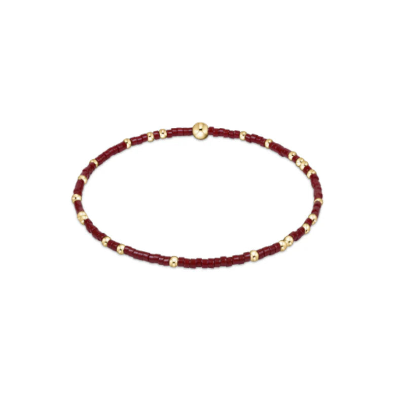 enewton Gameday Hope Unwritten Bracelet in Wine