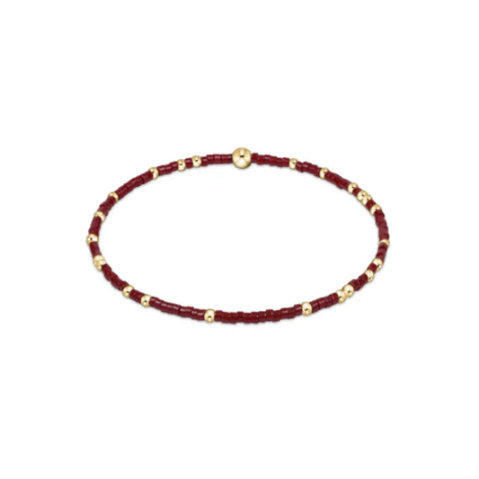 enewton Gameday Hope Unwritten Bracelet in Wine