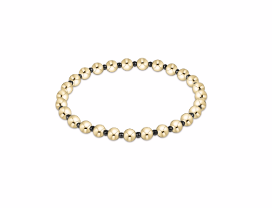 enewton Faceted Hematite Grateful Pattern 5mm Bead Bracelet